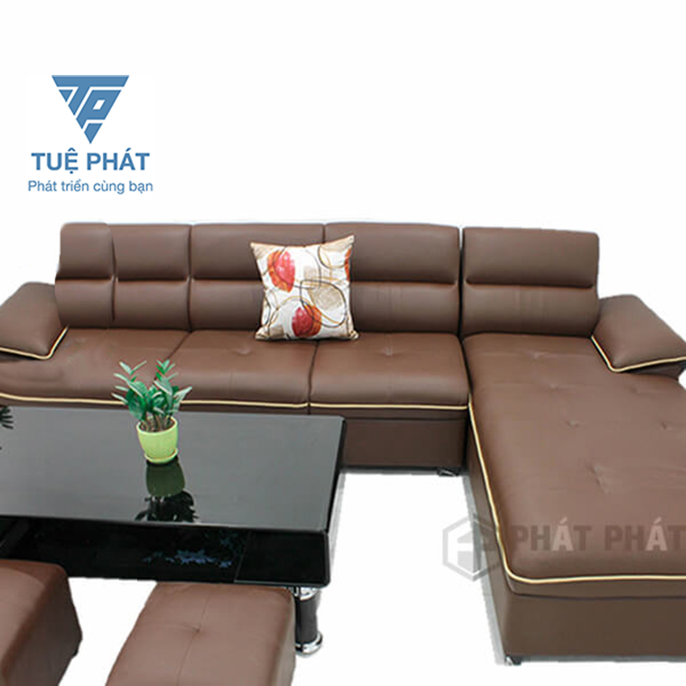 Sofa góc Da Cao Cấp SFC01 đẹp và bền