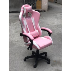 Ghế xoay gaming màu hồng
