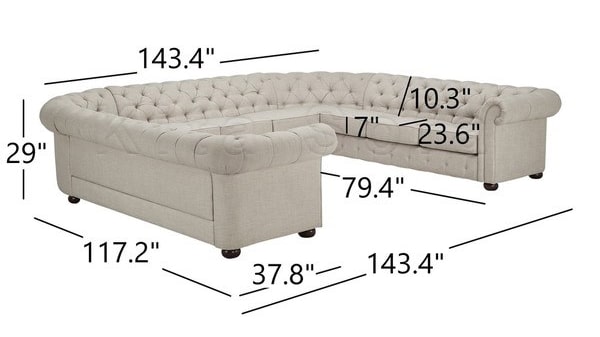 chọn kích thước sofa 