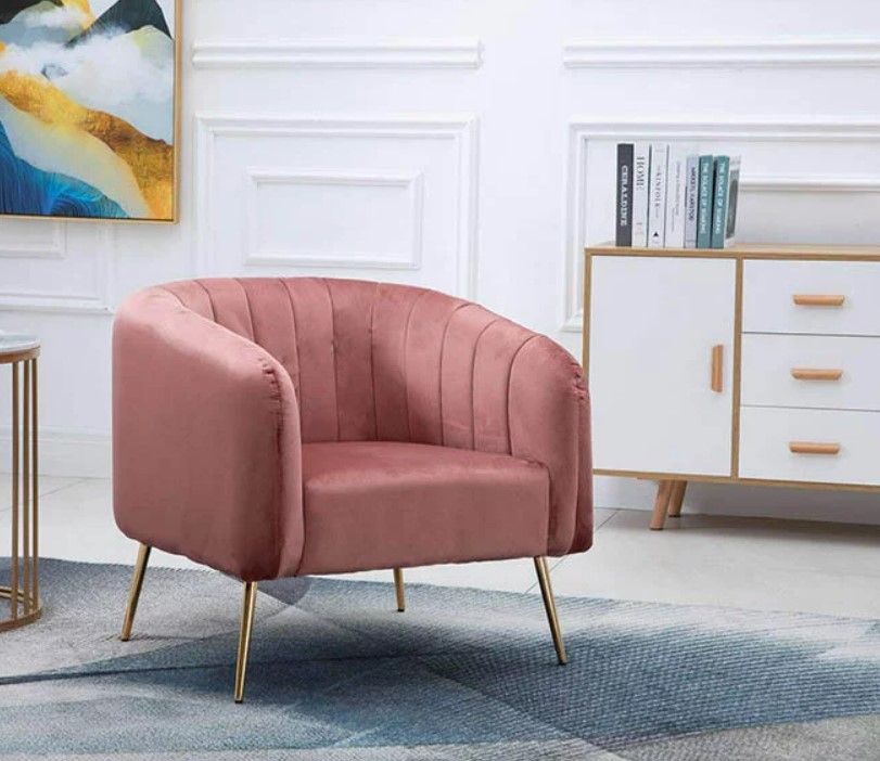 sofa màu hồng